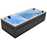 AWT Innovation 590 Dual - zwemspa en whirlpool - 580x235 - grijs - wit